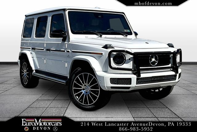 Polar White 2019 Mercedes-Benz G-Class G 550 4MATIC SUV / Crossover All-Wheel Drive 9-Speed Automatic