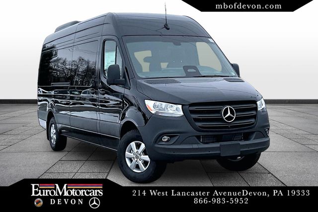 Jet Black 2026 Mercedes-Benz Sprinter 2500 170 High Roof Passenger Van RWD Van Rear-Wheel Drive Automatic