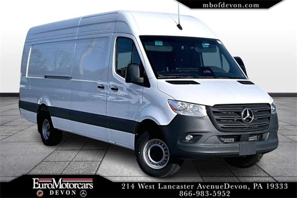 New 2025 Mercedes-Benz Sprinter Cargo Van 3500 High Roof I4 Diesel HO 170in WB Extended RWD Van Extended Cargo Van