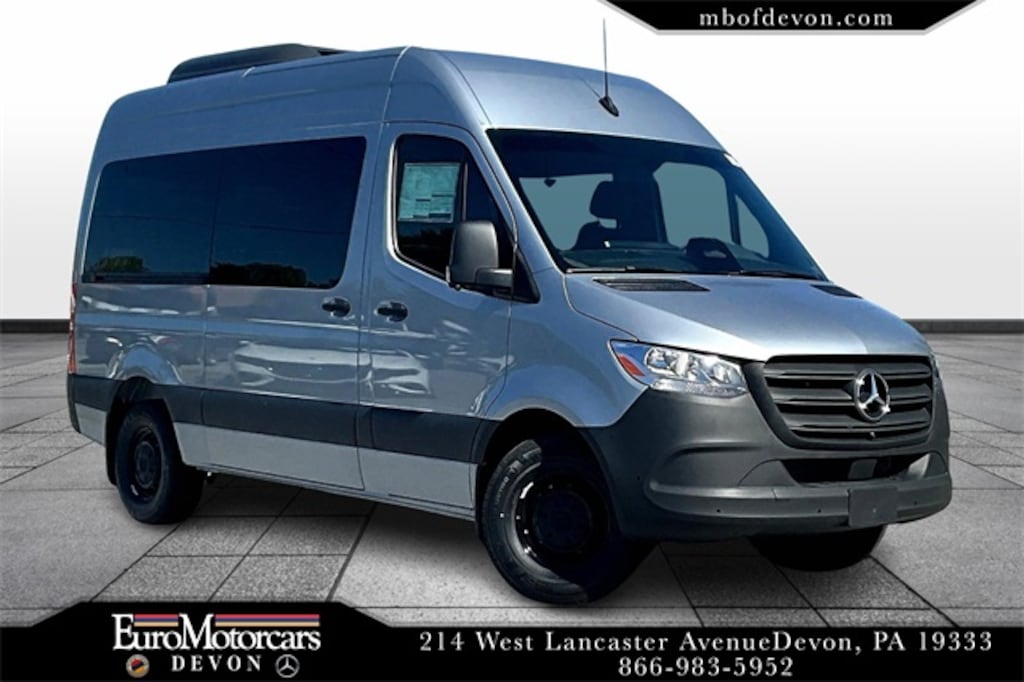 New 2025 Mercedes-Benz Sprinter Passenger Van 2500 12-Passenger Standard Roof RWD Van Passenger Van