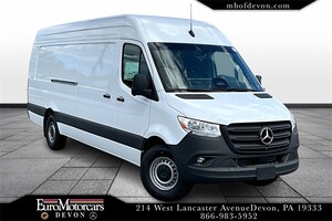 2025 Mercedes-Benz Sprinter Cargo Van 2500 High Roof I4 Diesel 170in WB Extended RWD W1Y4KDHY0ST226579 250124 Arctic White