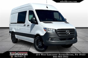 2025 Mercedes-Benz Sprinter Crew Van 2500 Standard Roof I4 Diesel 144in WB RWD W1W4KBHY8ST229386 250136 Arctic White