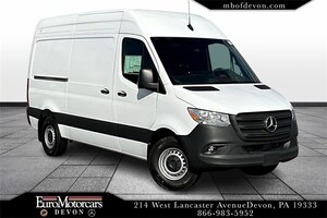 2025 Mercedes-Benz Sprinter Cargo Van 2500 Standard Roof I4 Diesel 144in WB RWD W1Y4KBHY1ST203655 250041 Arctic White