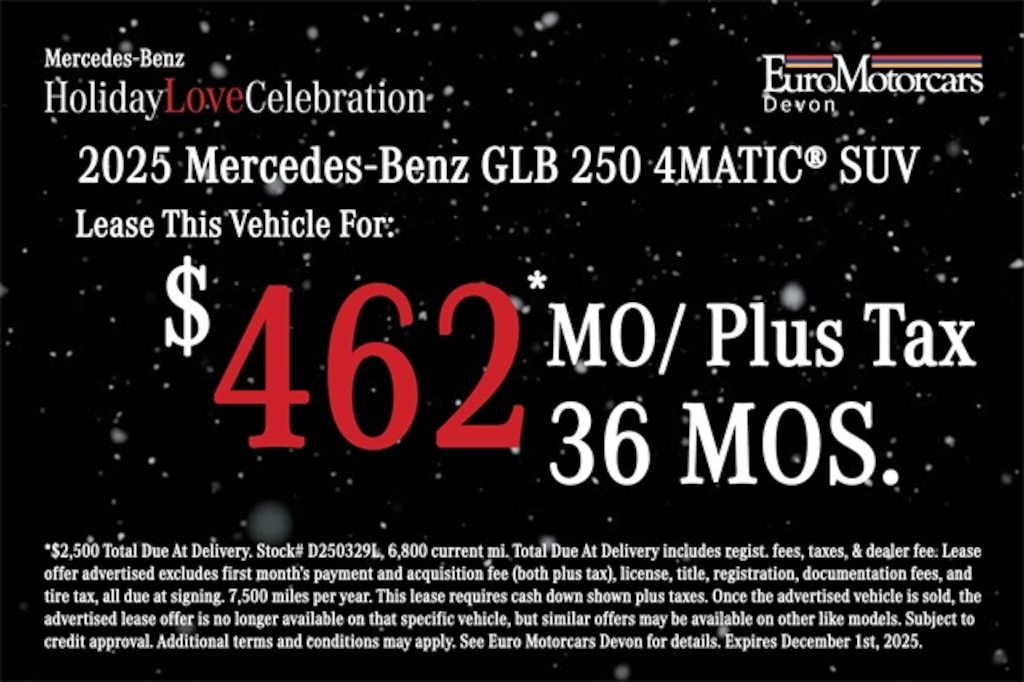 Certified 2025 Mercedes-Benz GLB 250 SUV