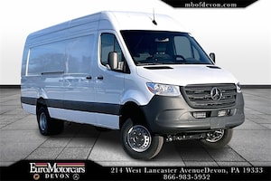 2025 Mercedes-Benz Sprinter Cargo Van 3500XD High Roof I4 Diesel HO 170in WB Extended AW W1Y8ND6Y3ST230833 250142 Arctic White