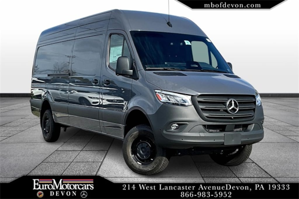 New 2026 Mercedes-Benz Sprinter Cargo Van 2500 High Roof I4 Diesel HO 170in WB AWD Van Cargo Van