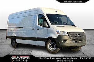 2025 Mercedes-Benz Sprinter Cargo Van 2500 High Roof I4 Diesel 170in WB RWD W1Y4KCHY6ST198135 250007 Arctic White
