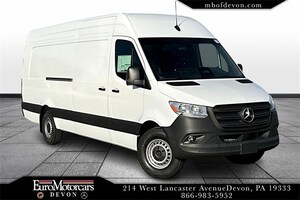 2025 Mercedes-Benz Sprinter Cargo Van 2500 High Roof I4 Diesel HO 170in WB Extended RWD W1Y4NDHY1ST210480 250062 Arctic White