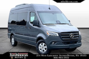 2025 Mercedes-Benz Sprinter Passenger Van 2500 12-Passenger Standard Roof RWD W1Z4NFHY5ST232926 250155 Selenite Gray