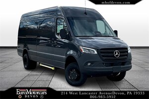 2025 Mercedes-Benz Sprinter Cargo Van 3500XD High Roof I4 Diesel HO 170in WB AWD W1Y8NC6Y0ST219394 250090 Tenorite Gray