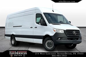 2025 Mercedes-Benz Sprinter Cargo Van 3500XD High Roof I4 Diesel HO 170in WB Extended RW W1Y8ND3Y3ST203457 250033 Arctic White