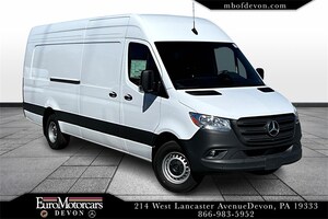 2025 Mercedes-Benz Sprinter Cargo Van 3500XD High Roof I4 Diesel HO 170in WB Extended RW W1Y8ND3Y3ST216029 250084 Arctic White