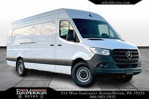 2025 Mercedes-Benz Sprinter Cargo Van 2500 High Roof I4 Diesel HO 170in WB Extended RWD W1Y4NDHY1ST204081 250050 Arctic White