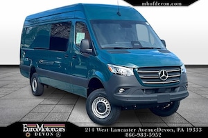 2025 Mercedes-Benz Sprinter Cargo Van 2500 High Roof I4 Diesel HO 170in WB Extended AWD W1W4NDVY7ST208455 250056 Aqua Green