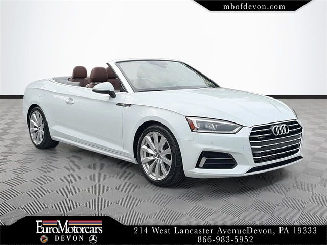 Used 2018 Audi A5 Cabriolet Premium Plus with VIN WAUYNGF52JN002107 for sale in Devon, PA
