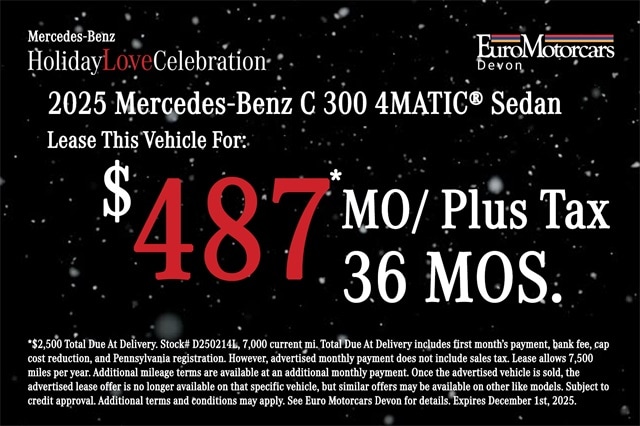 2025 Mercedes-Benz C-Class Sedan C 300's photo