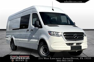 2024 Mercedes-Benz Sprinter Cargo Van 2500 High Roof I4 Diesel HO 170in WB Extended RWD W1W4NDHY1RT182828 240084 Arctic White