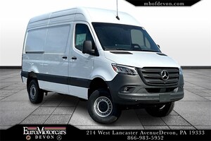 2025 Mercedes-Benz Sprinter Cargo Van 2500 Standard Roof I4 Diesel HO 144in WB AWD W1Y4NBVY6ST231897 250146 Arctic White