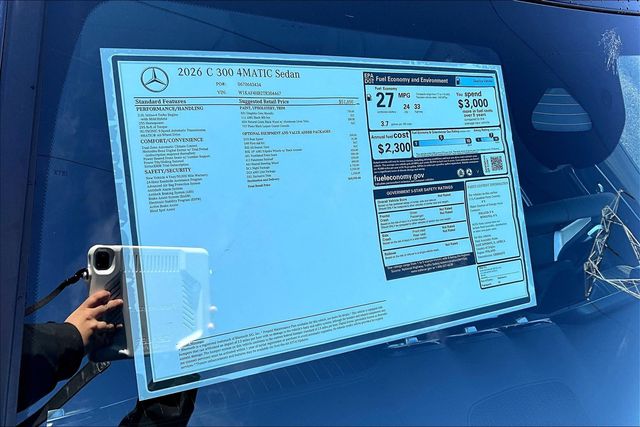 2026 Mercedes-Benz C-Class Sedan C 300 - Photo 17