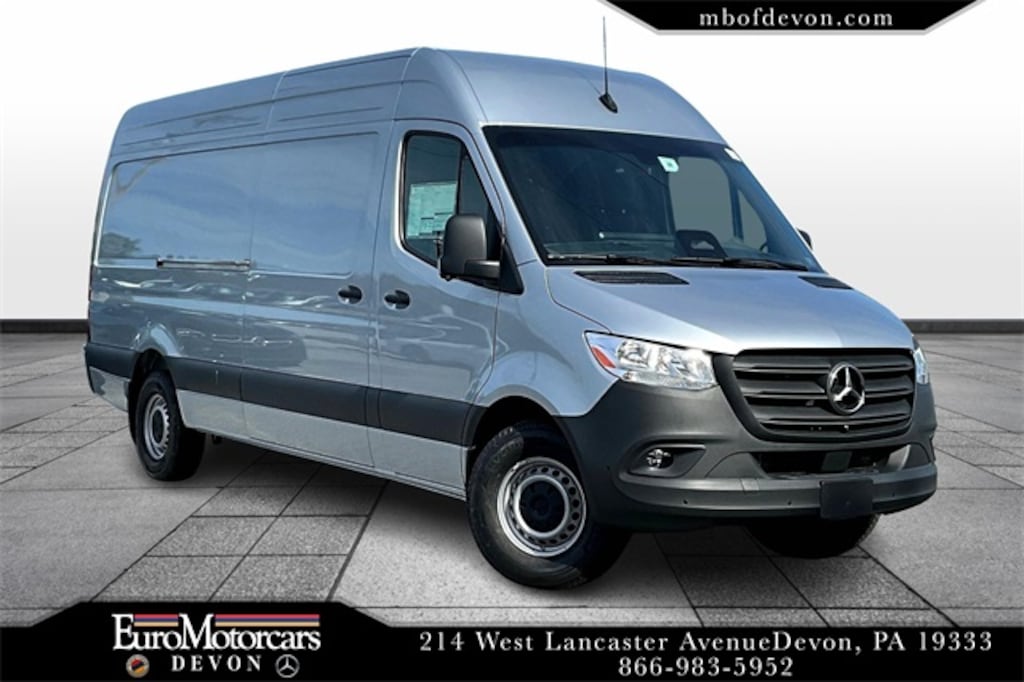 New 2025 Mercedes-Benz Sprinter Cargo Van 2500 High Roof I4 Diesel HO 170in WB RWD Van Cargo Van