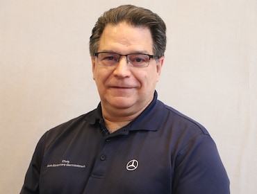 Staff member Chris Costlow, Mercedes-Benz Service Advisor from 458df736a7d1