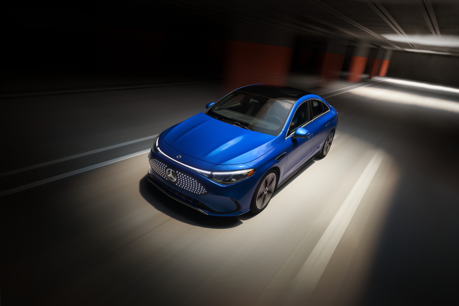 2027 Mercedes-Benz CLA EV Red Exterior