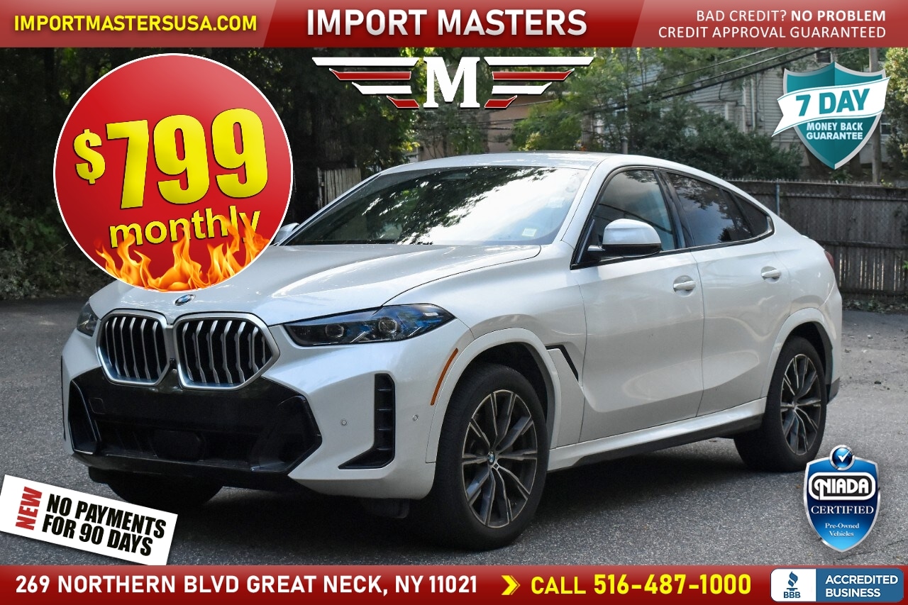 White 2025 BMW X6 SUV / Crossover All-Wheel Drive 8-Speed Automatic
