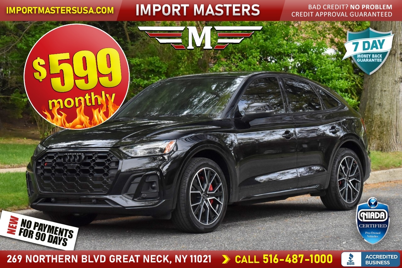 Black 2023 Audi SQ5 Sportback 3.0T quattro Premium Plus AWD Sedan All-Wheel Drive 8-Speed Automatic