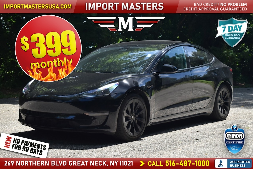 Used 2022 Tesla Model 3 Long Range Sedan