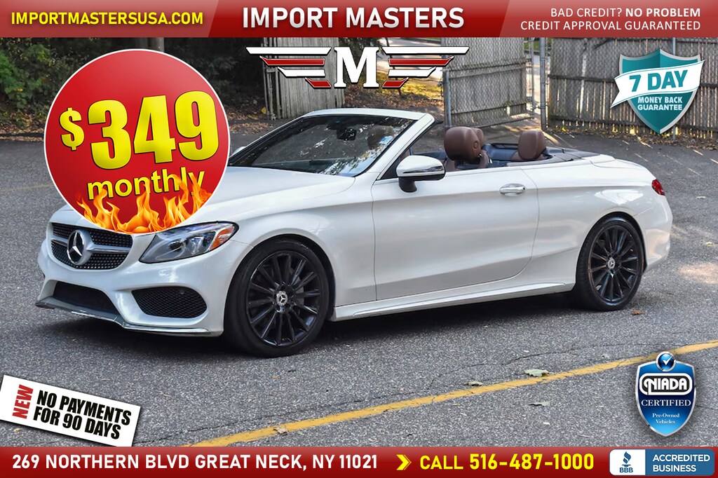Used 2017 Mercedes-Benz C-Class C 300 Cabriolet