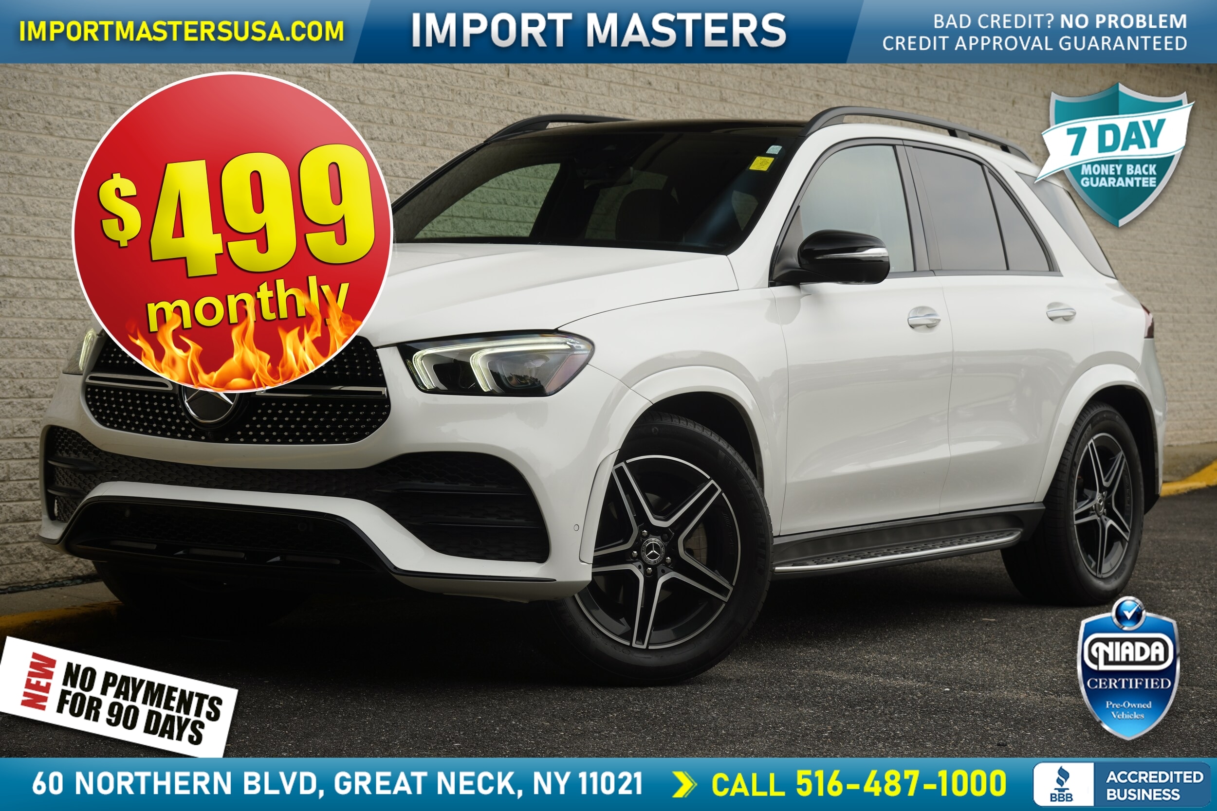 White 2021 Mercedes-Benz GLE SUV / Crossover Rear-Wheel Drive 9-Speed Automatic