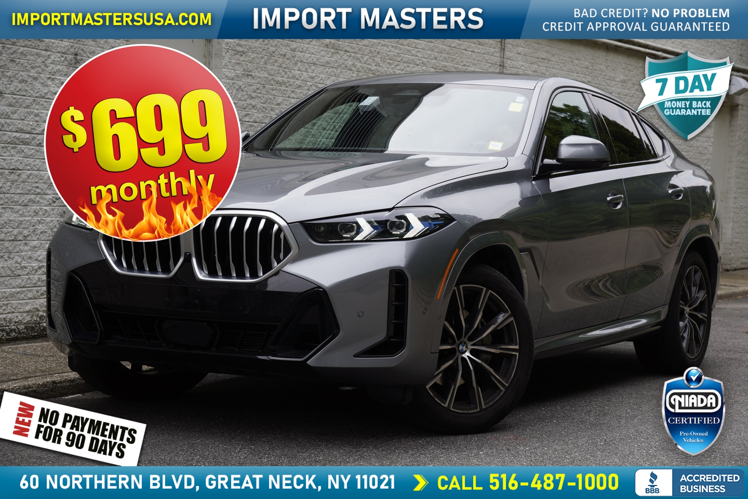 Gray 2026 BMW X6 SUV / Crossover All-Wheel Drive 8-Speed Automatic
