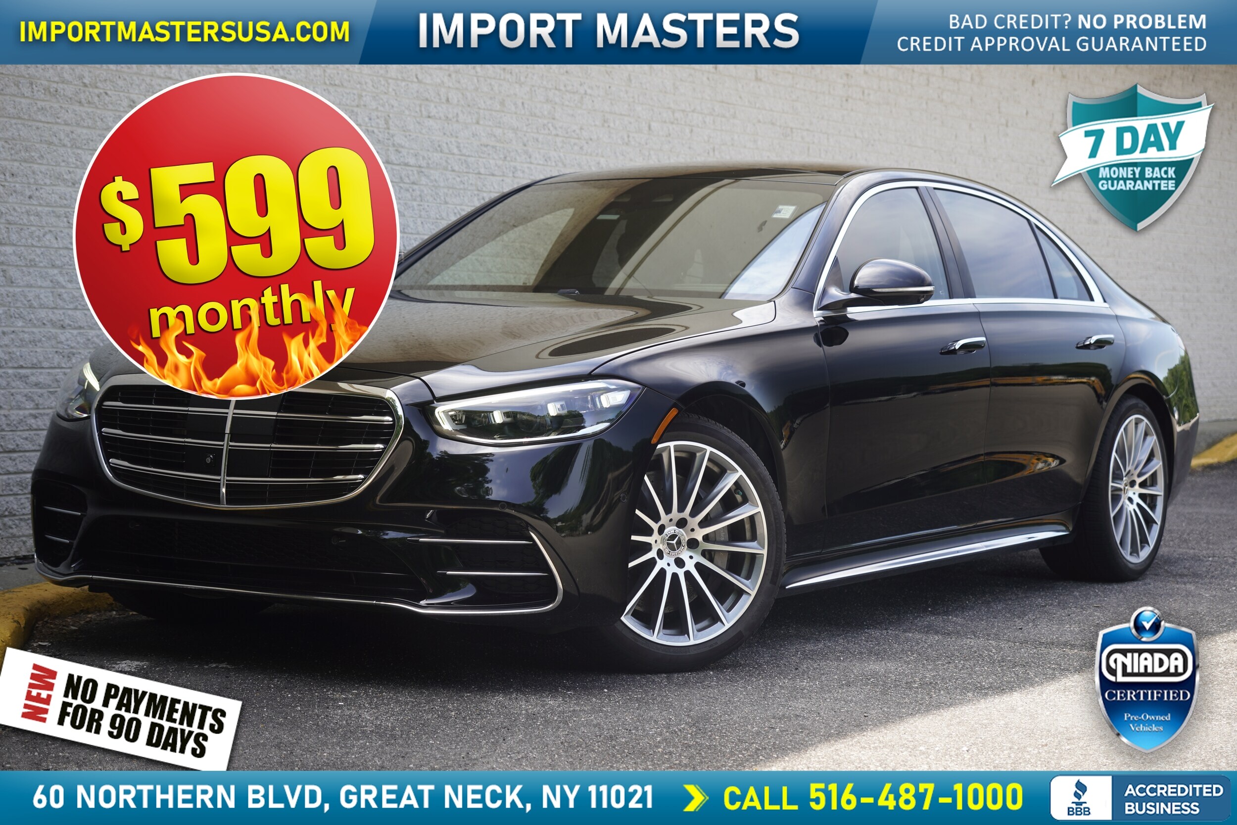 2022 Mercedes-Benz S-Class S 500 4MATIC AWD