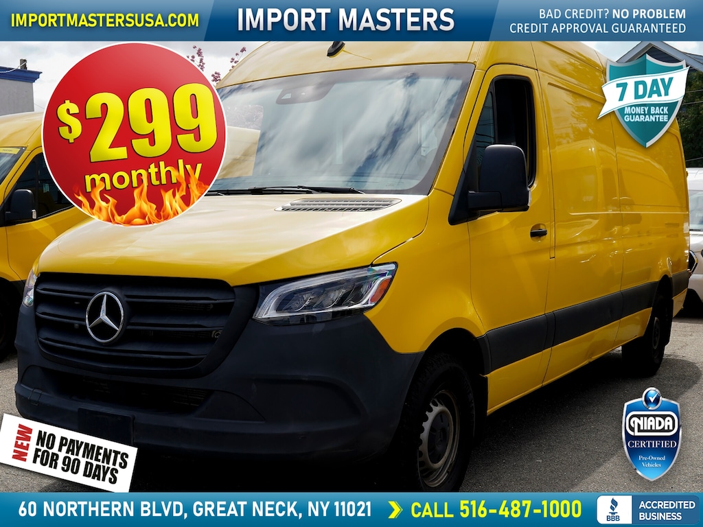 Used 2021 Mercedes-Benz Sprinter 2500 High Roof I4 Van Cargo Van