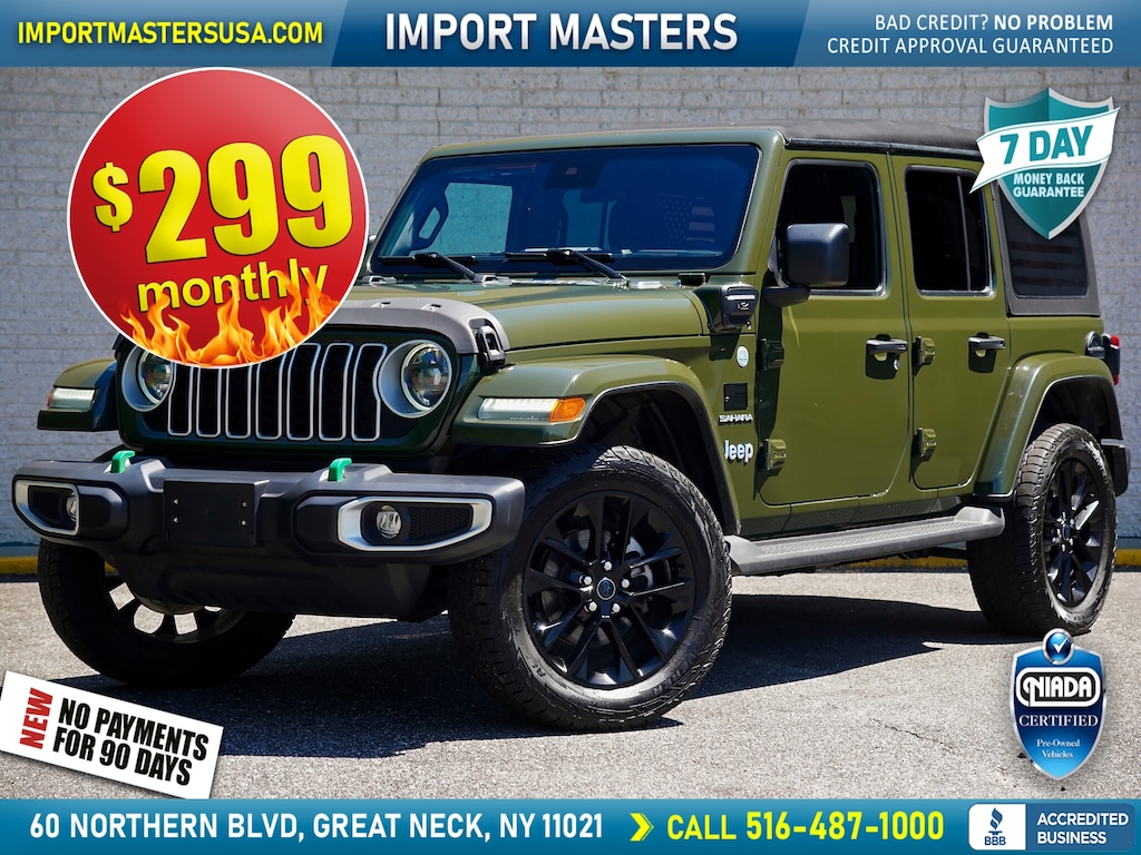 Used 2024 Jeep Wrangler 4xe Sahara SUV