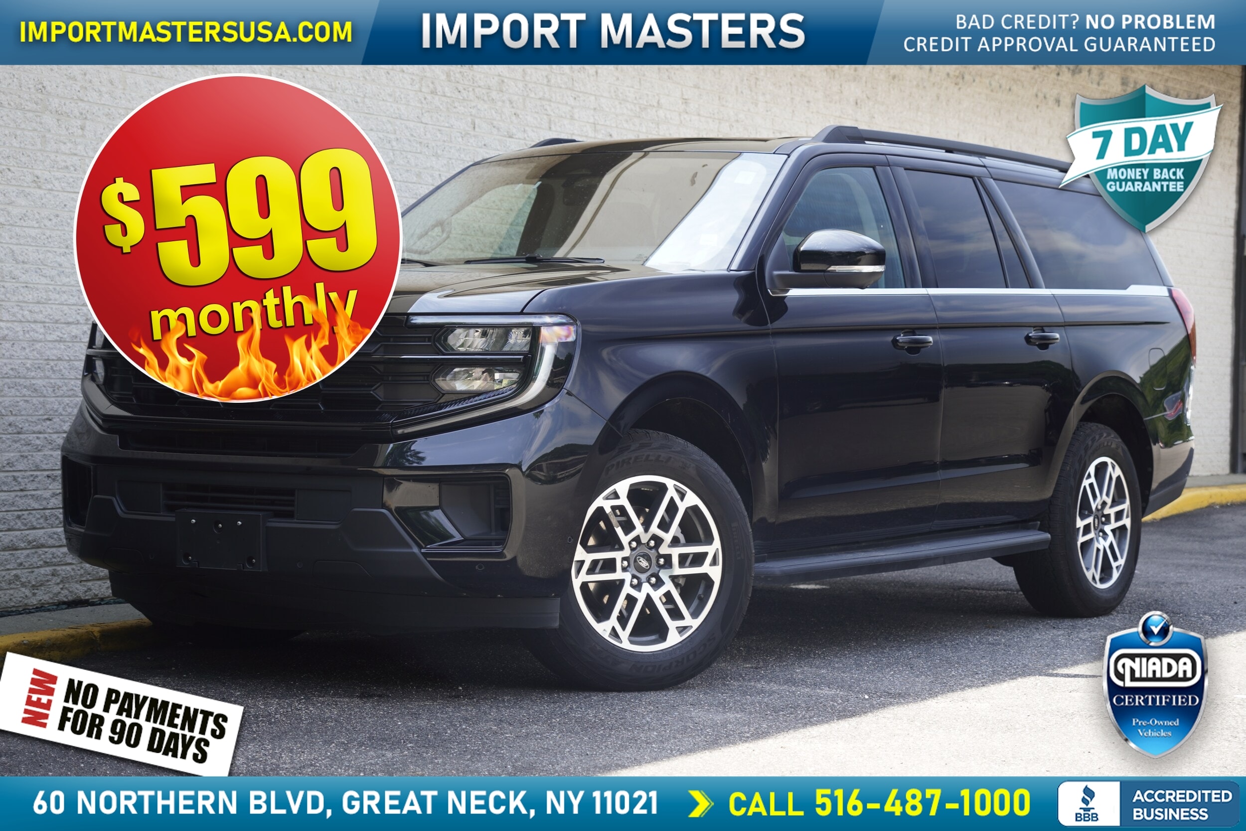 Black 2025 Ford Expedition SUV / Crossover Four-Wheel Drive Automatic