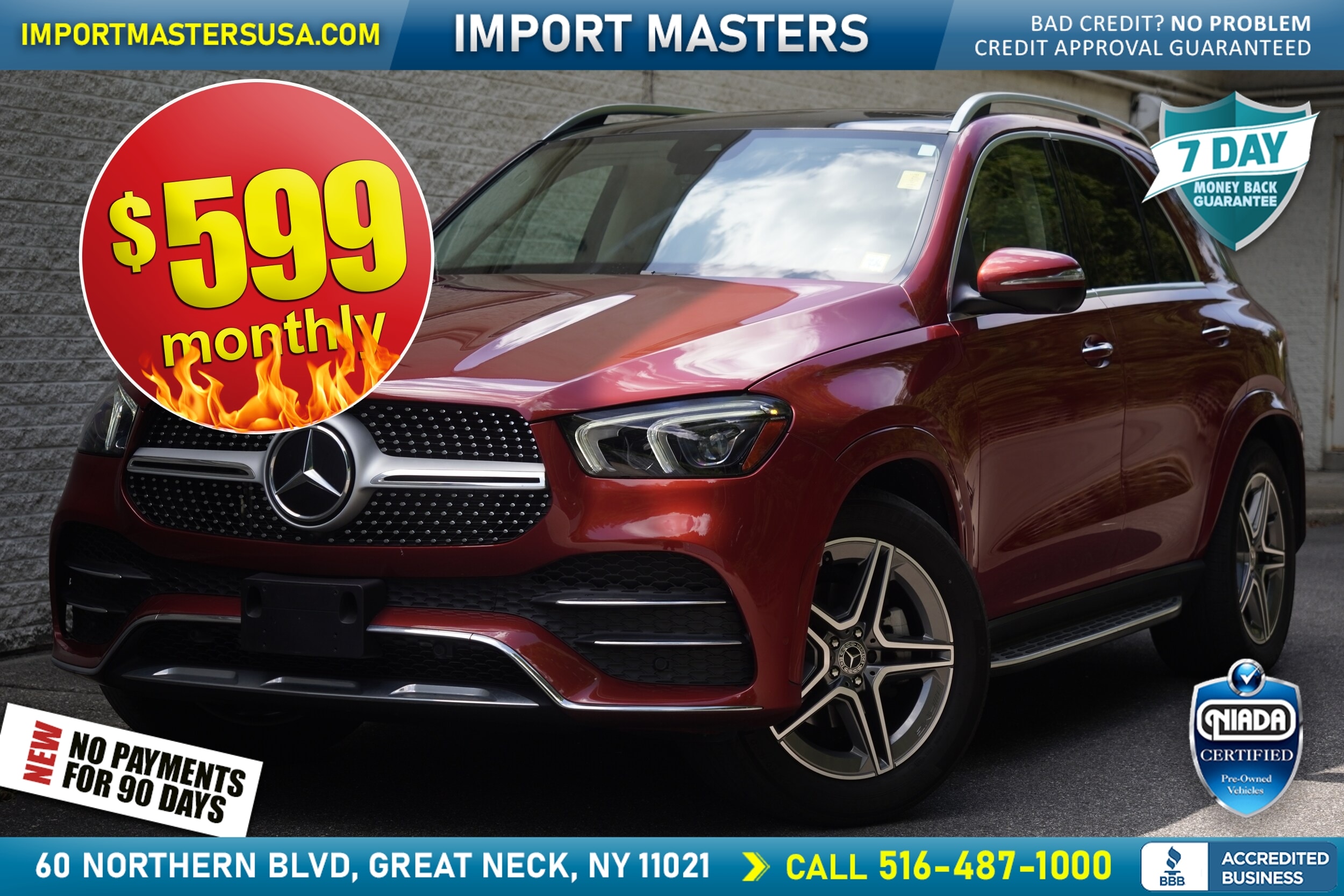 Red 2022 Mercedes-Benz GLE SUV / Crossover All-Wheel Drive 9-Speed Automatic