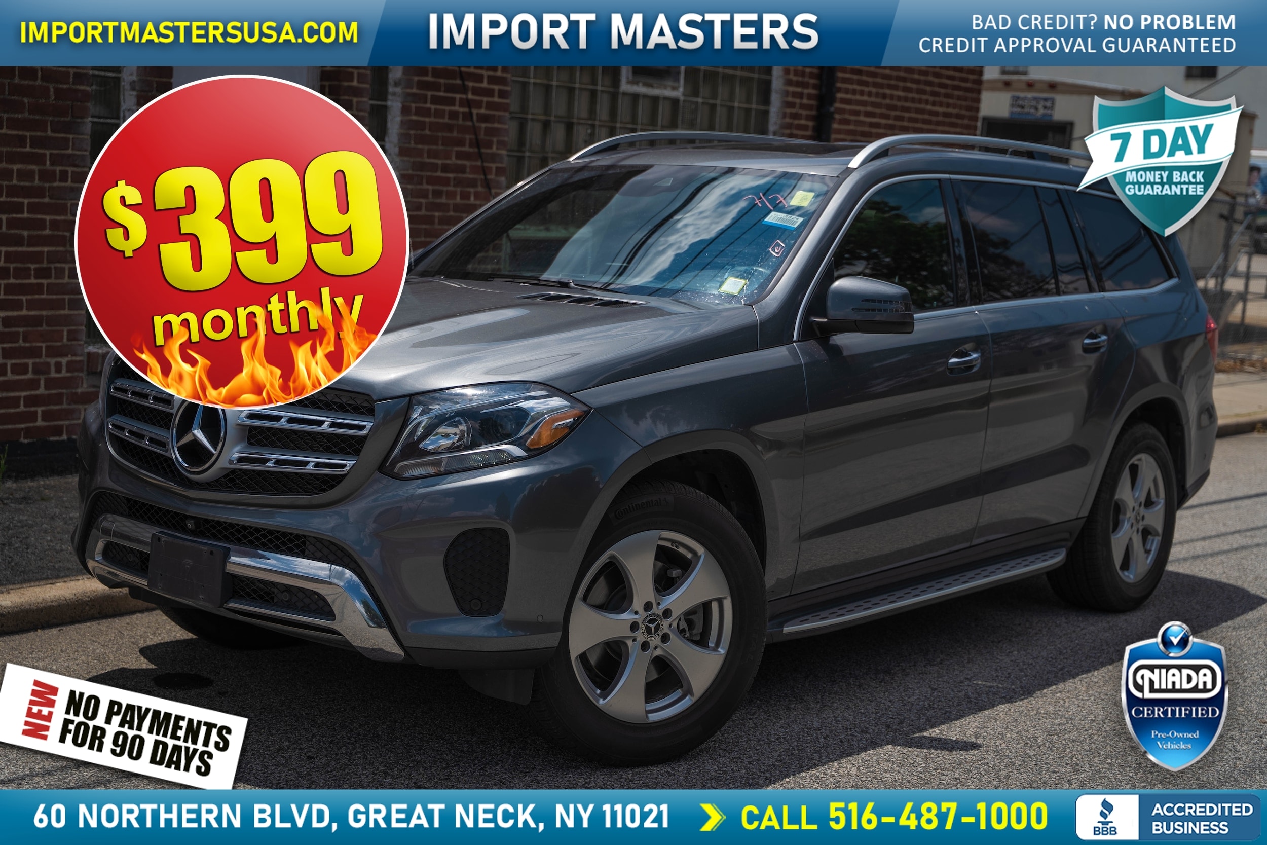 2018 Mercedes-Benz GLS Gris SUV/Crossover Tracción en las cuatro ruedas 9 velocidades Automática