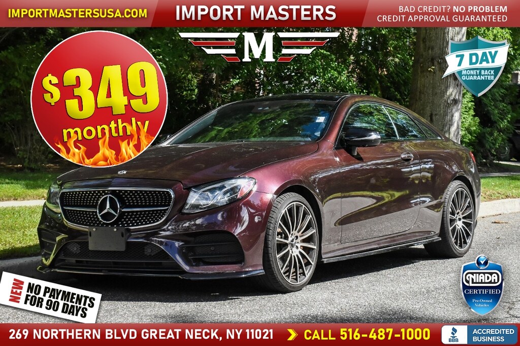 Used 2020 Mercedes-Benz E-Class E 450 4MATIC Coupe