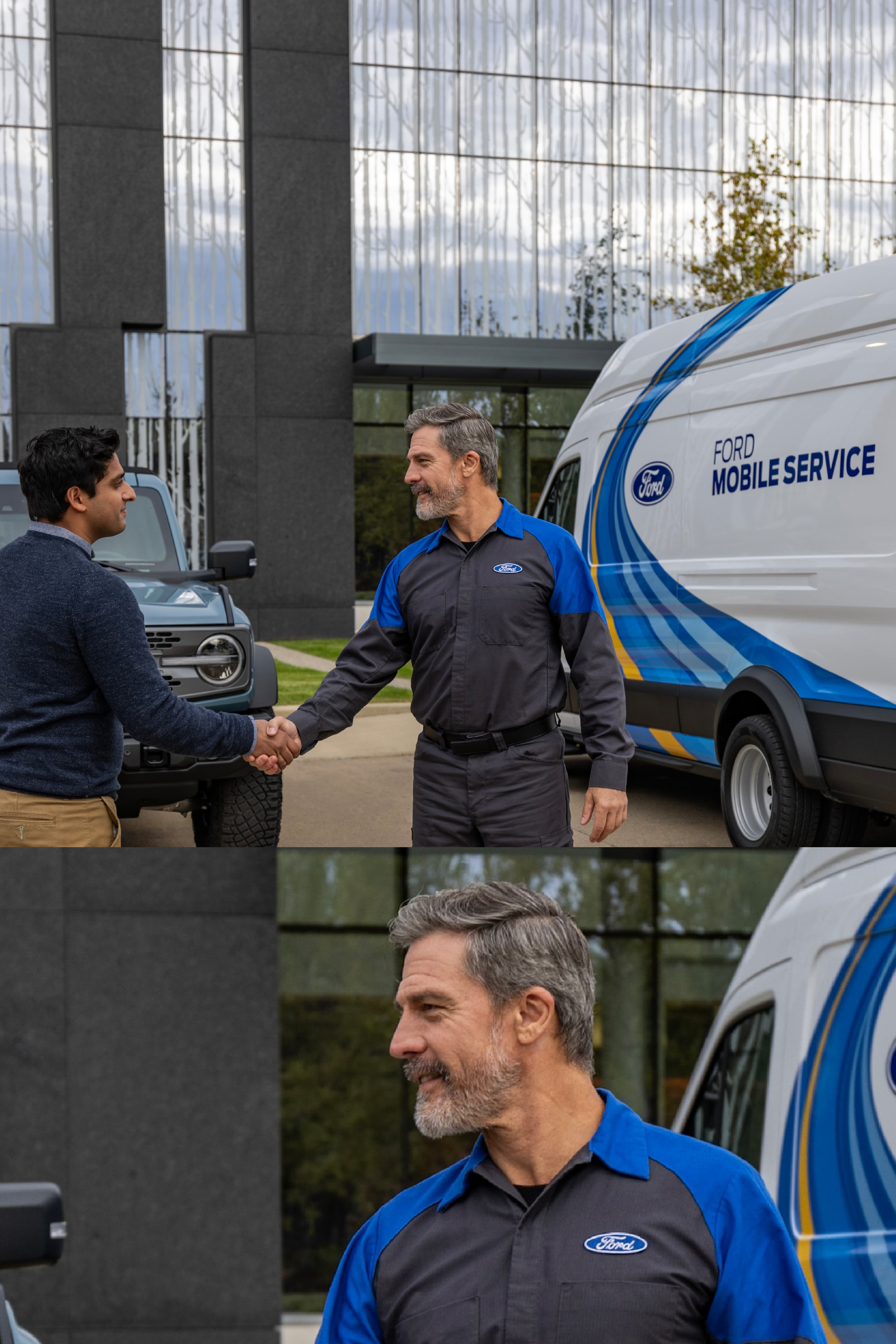 Ford Pro Commercial Fleet Vans Serviced on Site