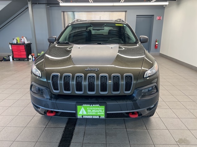 Used 2015 Jeep Cherokee Trailhawk with VIN 1C4PJMBS5FW752705 for sale in Auburn, ME