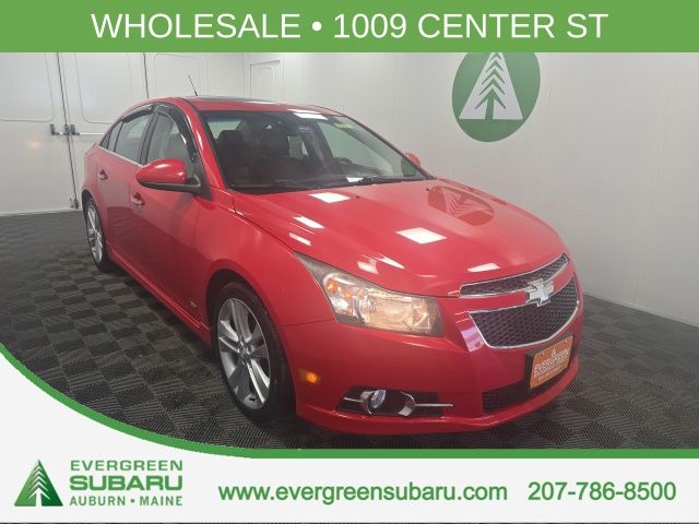 Used 2014 Chevrolet Cruze LTZ with VIN 1G1PG5SB4E7291003 for sale in Auburn, ME