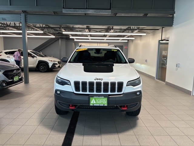 Used 2019 Jeep Cherokee Trailhawk with VIN 1C4PJMBXXKD314666 for sale in Auburn, ME