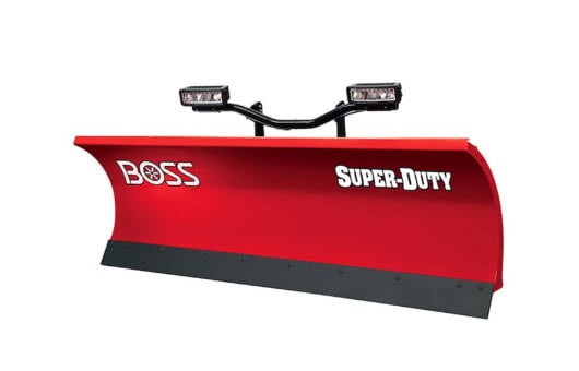 BOSS Super Duty straight blade snow plow sold by Auto City of Maine in Auburn Maine