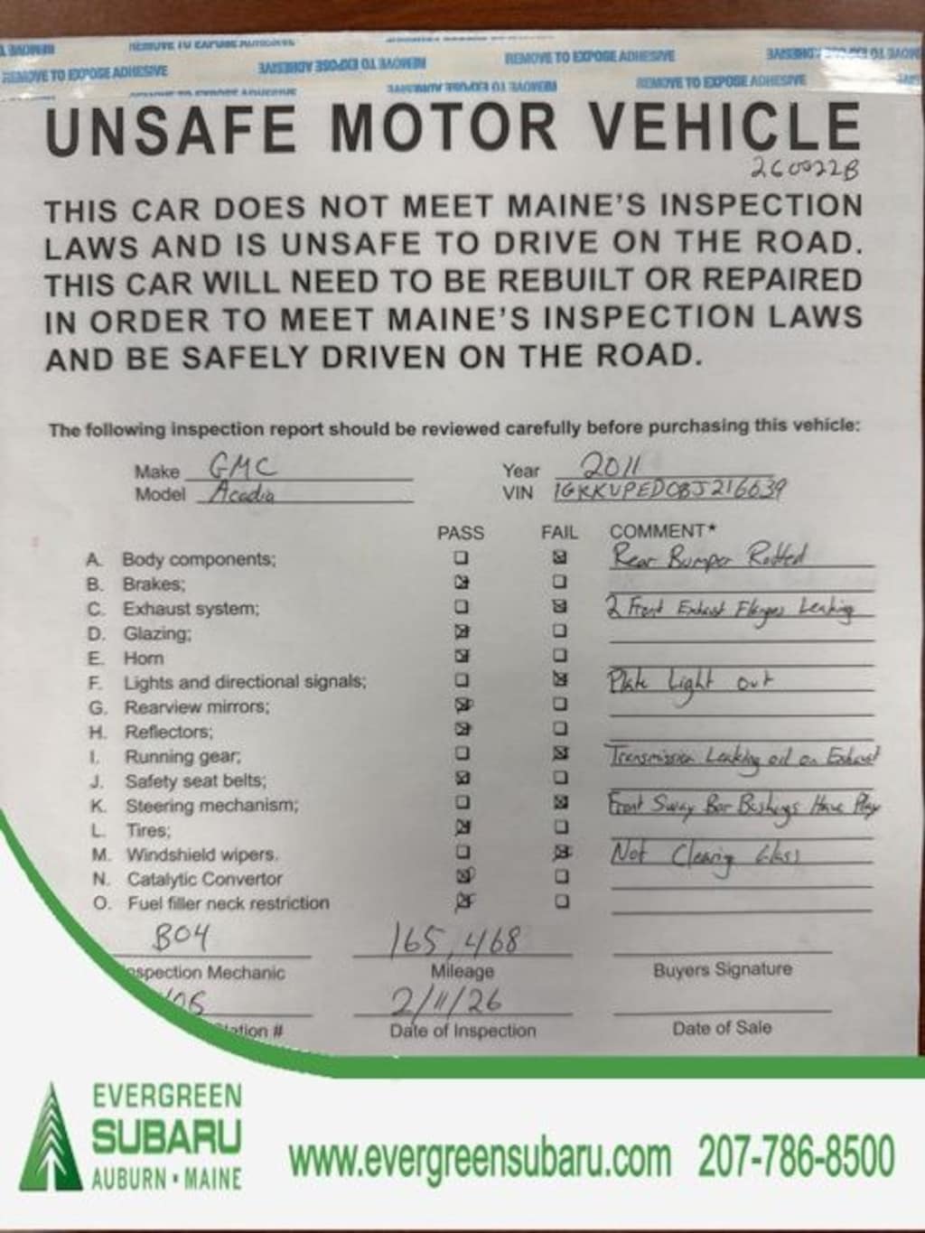 Used 2011 GMC Acadia SLE SUV