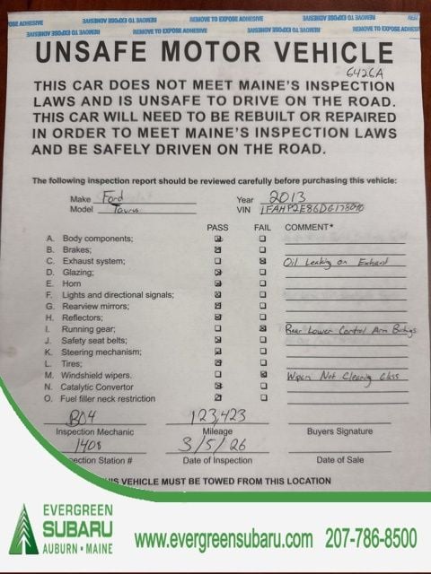 2013 Ford Taurus SEL