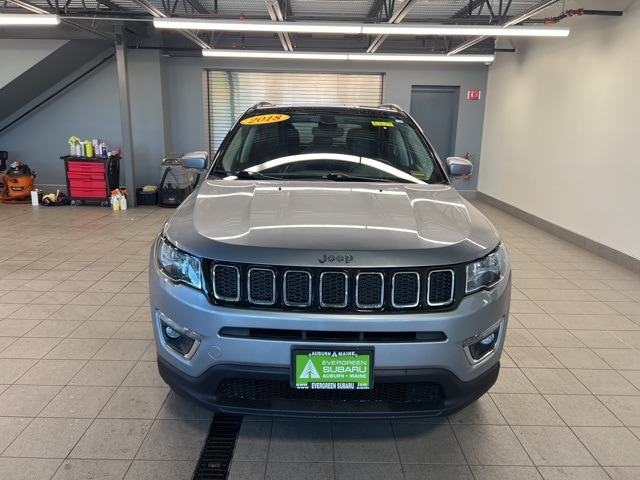 Used 2018 Jeep Compass Limited with VIN 3C4NJDCB2JT458148 for sale in Auburn, ME