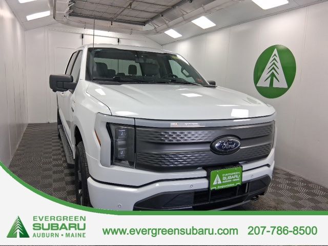 Used 2023 Ford F-150 Lightning XLT with VIN 1FTVW1EL3PWG18224 for sale in Auburn, ME