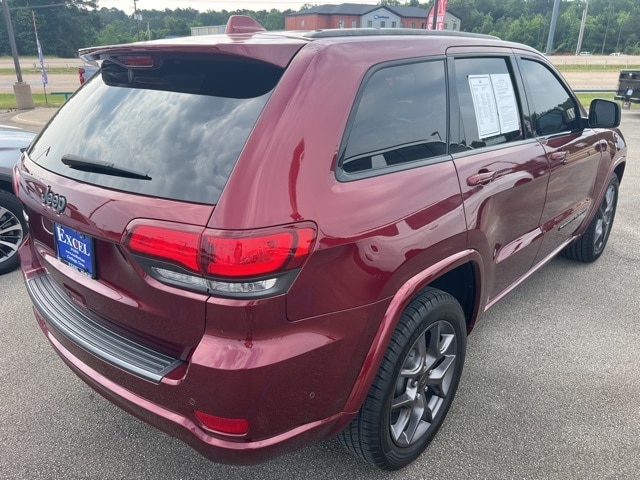 Used 2021 Jeep Grand Cherokee 80th Edition with VIN 1C4RJEBG8MC657323 for sale in Carthage, TX