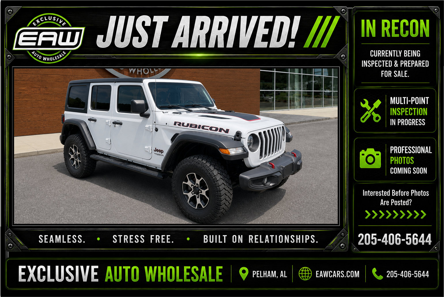 2021 Jeep Wrangler Unlimited Rubicon near Birmingham Alabama